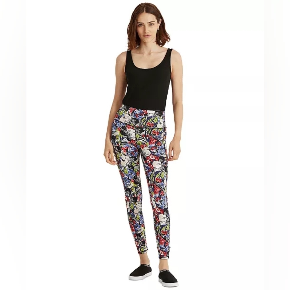 Ralph Lauren Black Label Floral Leggings Size L